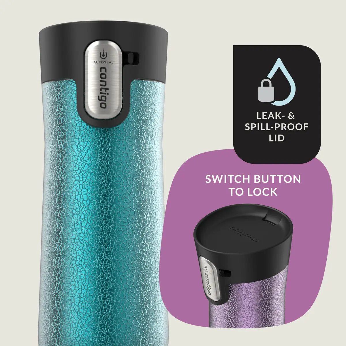 Contigo AUTOSEAL West Loop 20oz Vacuum-Insulated Stainless Steel Travel Mug, 2-Pack | Leakproof & Temperature Retention - view 3