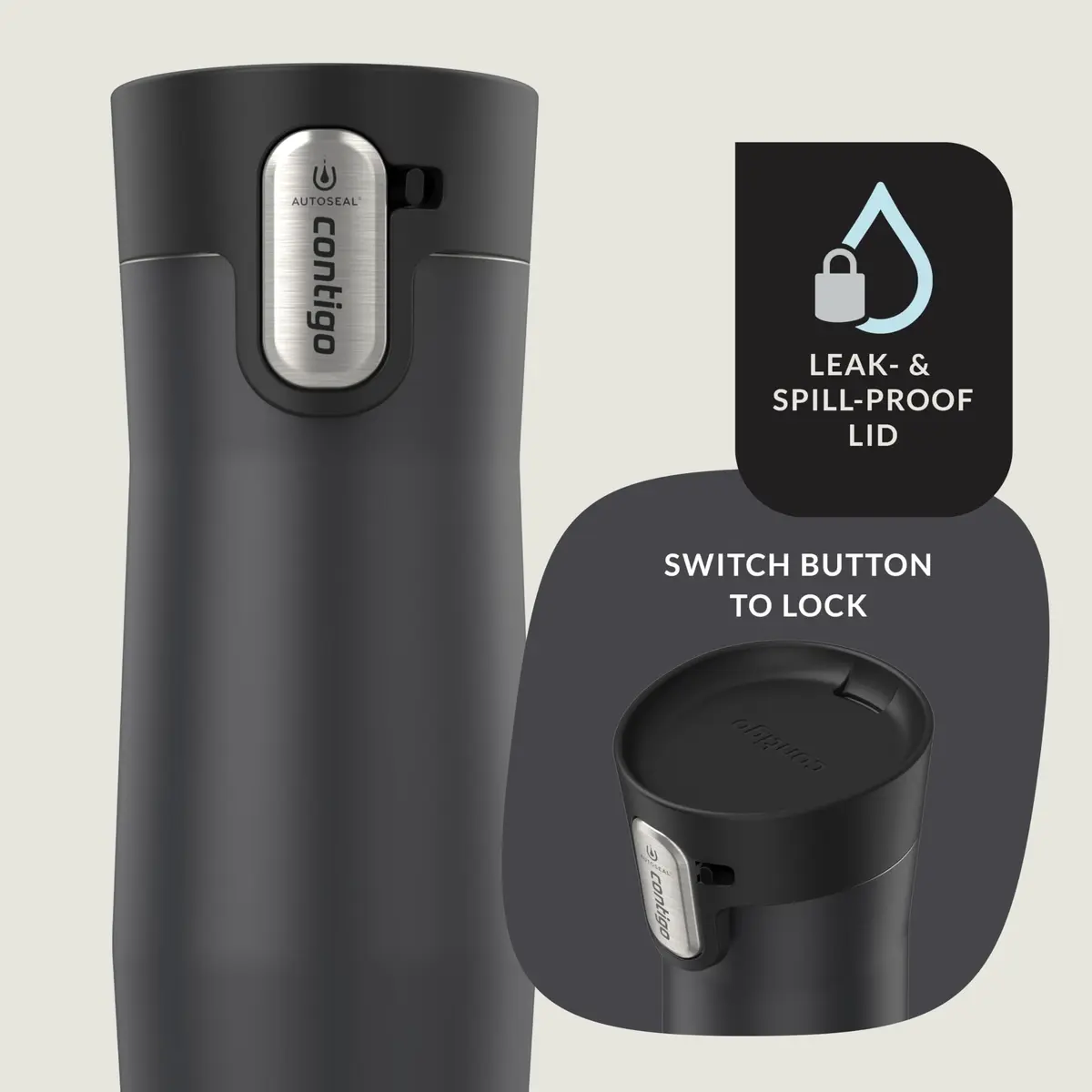 Contigo West Loop 3.0 Stainless Steel Travel Mug, 16oz | Leakproof, Hot & Cold 11/24h - view 6