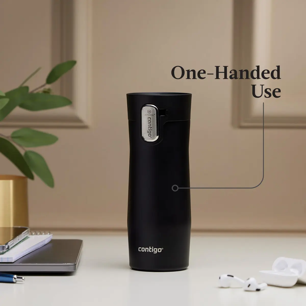 Contigo West Loop 3.0 Stainless Steel Travel Mug, 16oz | Leakproof, Hot & Cold 11/24h - view 8