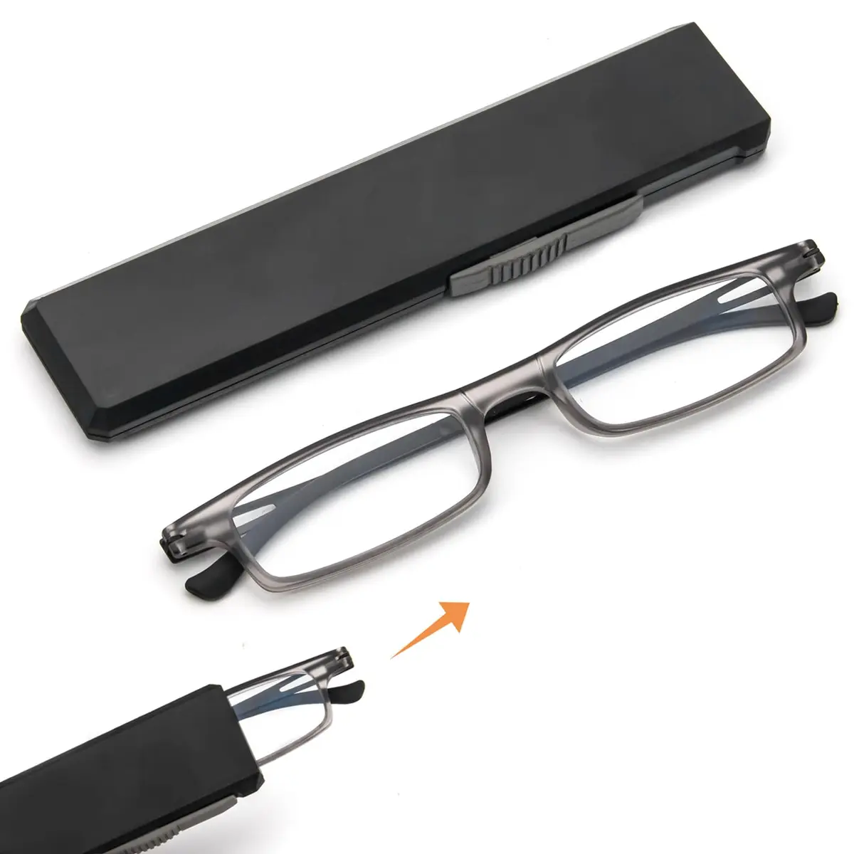 REAVEE Folding Reading Glasses for Men Women +2.0 | Ultra Thin Blue Light Blocking - main product image