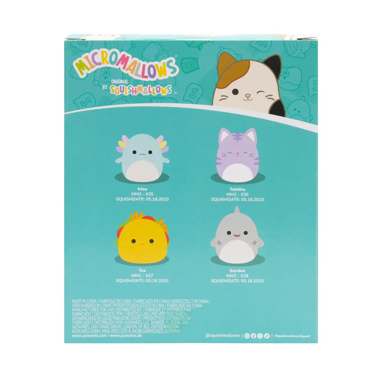 Squishmallows Micromallows 4-Pack Micro Plush Toys | Tiny Animal Friends for Kids - view 7