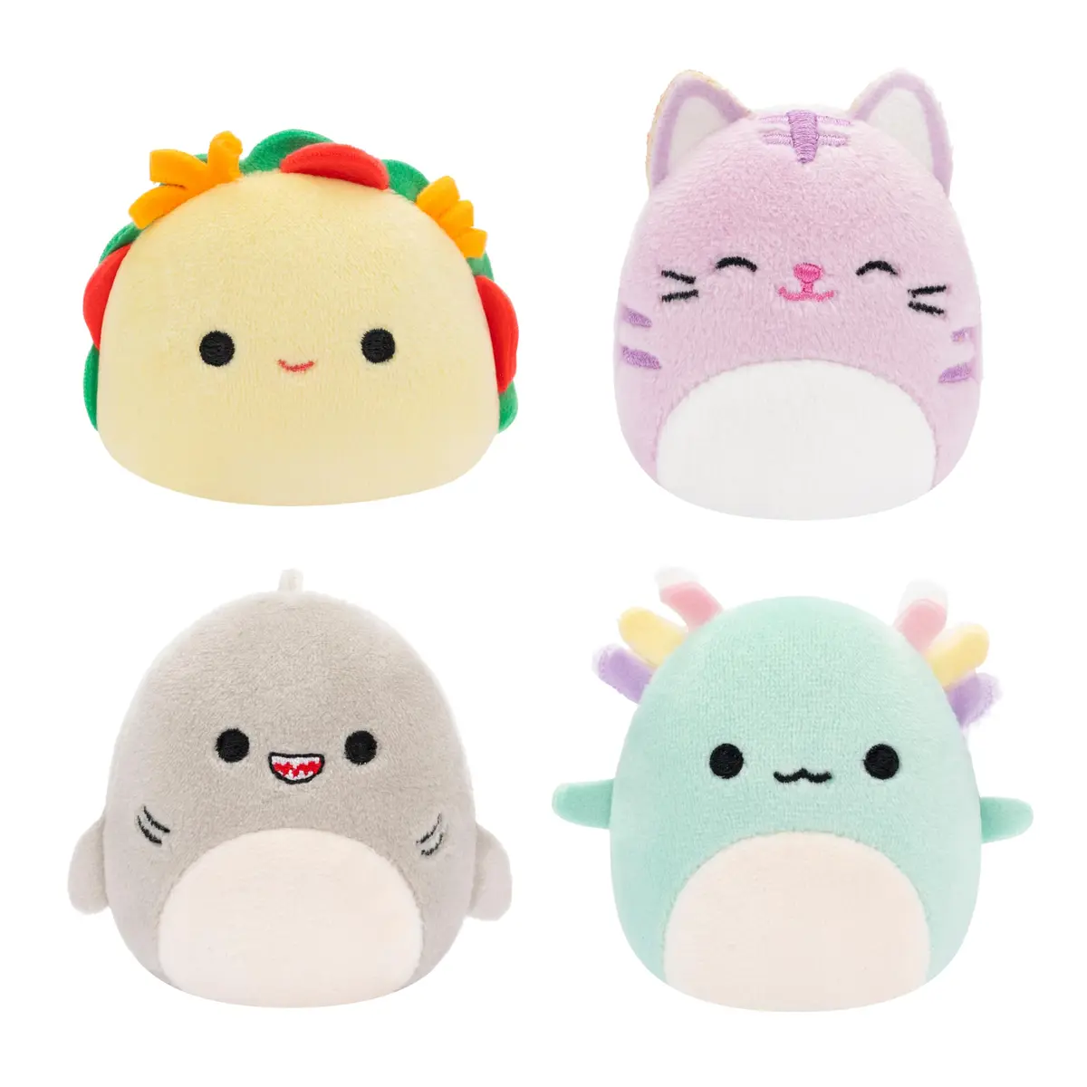 Squishmallows Micromallows 4-Pack Micro Plush Toys | Tiny Animal Friends for Kids - view 2