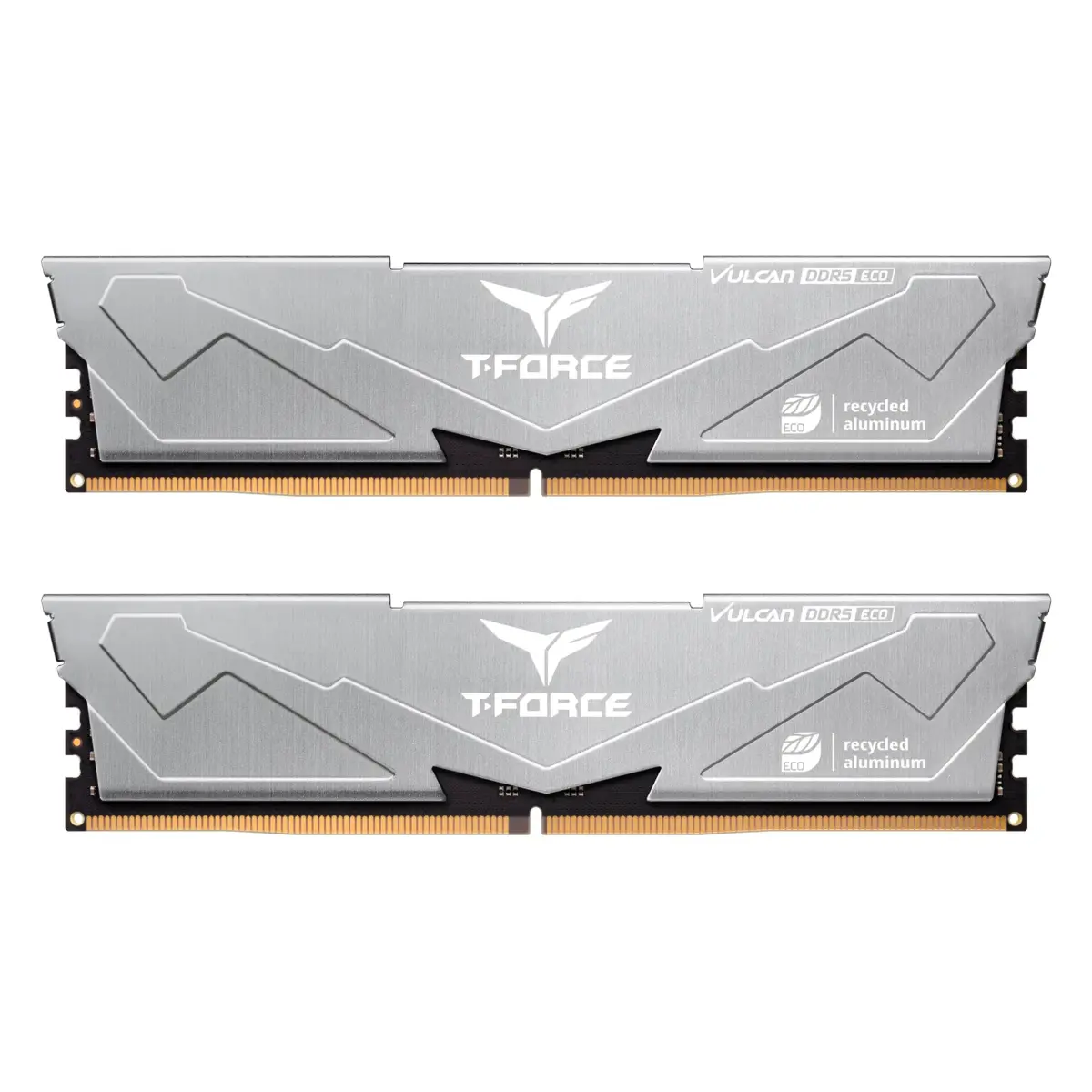 TEAMGROUP T-Force Vulcan ECO DDR5 32GB (2x16GB) 6000MHz CL38 Desktop Memory Module Ram | 7.5mm x 32.7mm x 140mm - main product image