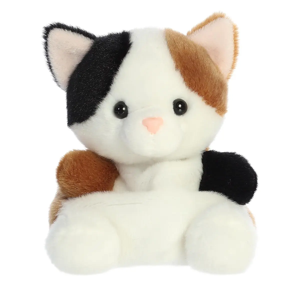 Aurora Palm Pals Peebs Calico Cat Plush 13cm (5") | Soft, Collectible Toy for Kids - main product image