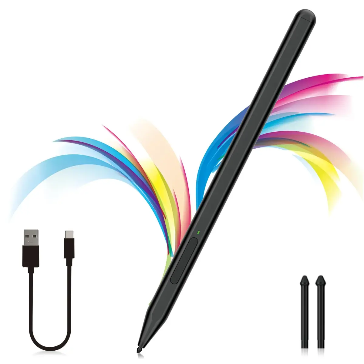 Milikilo Stylus Pen for Microsoft Surface Pro 11/10/9/8/X/7+/6/5/4, Go 4/3/2/1, Laptop 1-5, Studio 2 with Eraser & Tilt Function | 1024 Pressure Sensitivity - main product image