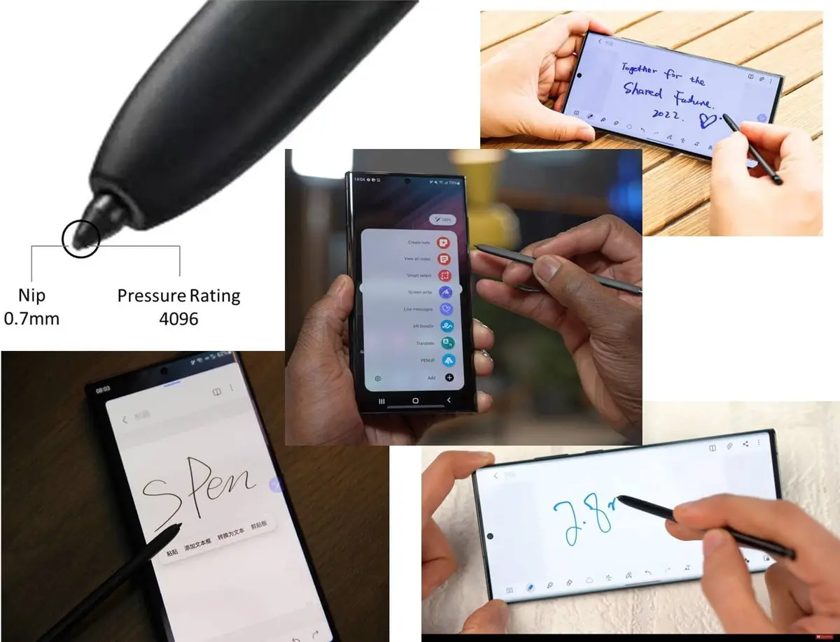 Misde Peng S23 Ultra Stylus Pen (Green) Bluetooth Replacement for Samsung Galaxy S23 Ultra 5G | Touch & Remote - view 8