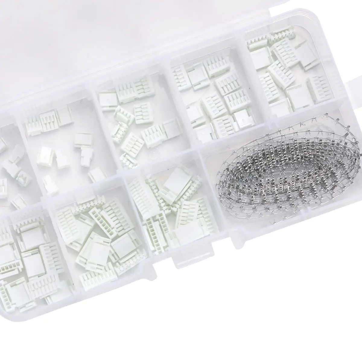 Teansic JST GH 1.25mm Connector Kit, 580 PCS | 2-10 Pin Housing & Terminals - view 7
