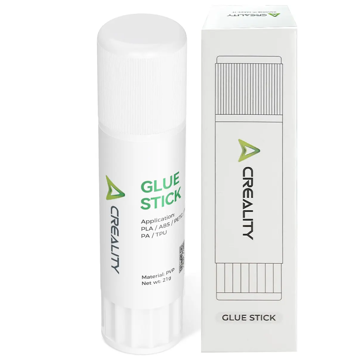 Creality 3D Printer Glue Stick for Hot Bed Warping | Reliable Adhesive for PLA/ABS/PETG (D0.98*H3.90in, 0.74oz) - main product image
