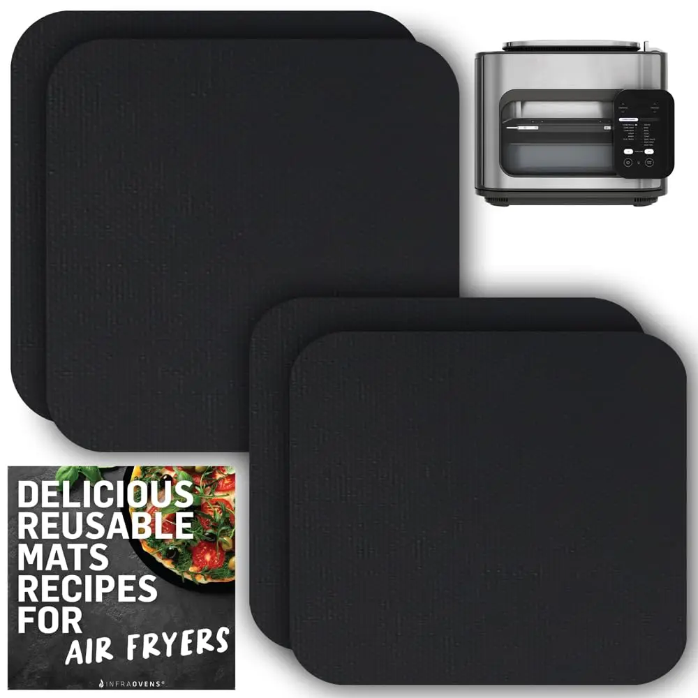 INFRAOVENS Reusable Liners for Ninja Combi All-in-One Multicooker Oven & Air Fryer 14-in-1 | Nonstick Accessories, Heat Resistant Mats, Dishwasher Safe - main product image