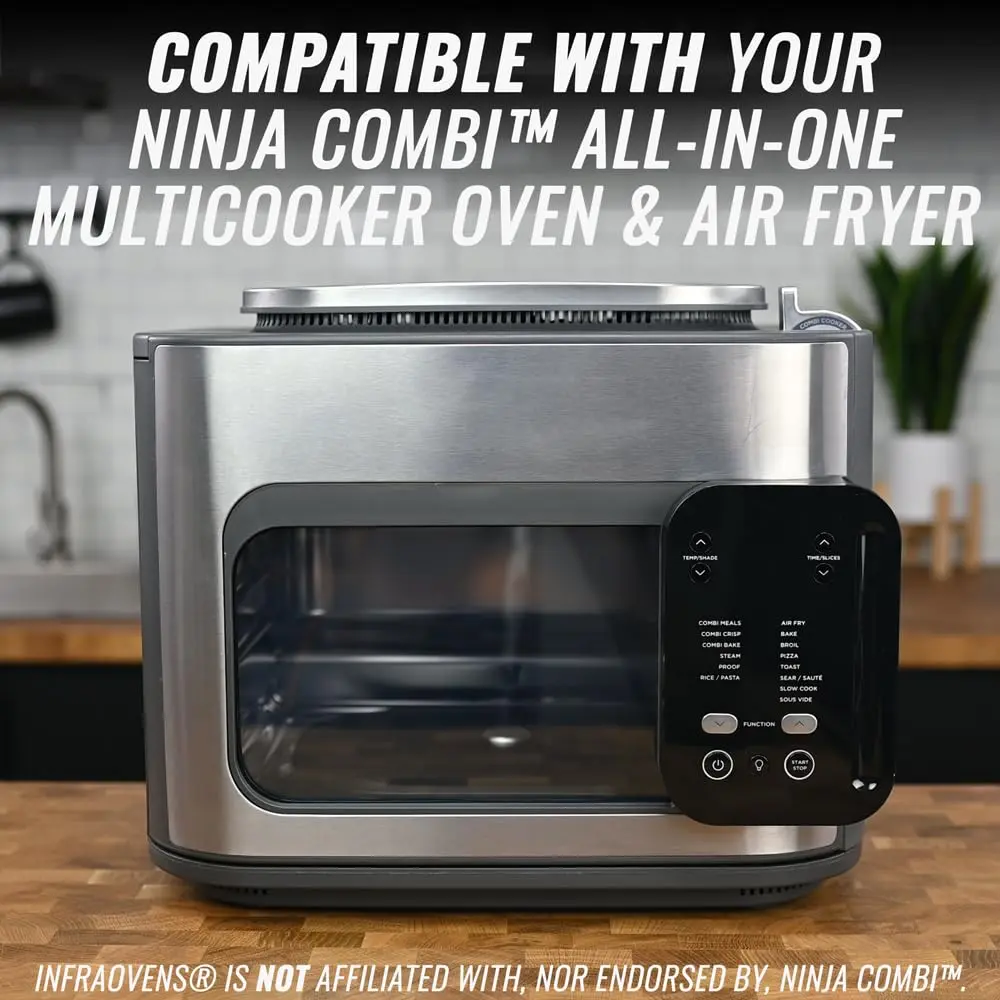 INFRAOVENS Reusable Liners for Ninja Combi All-in-One Multicooker Oven & Air Fryer 14-in-1 | Nonstick Accessories, Heat Resistant Mats, Dishwasher Safe - view 4
