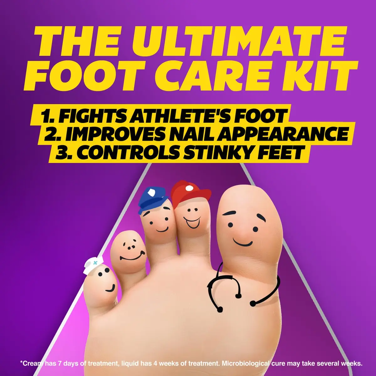 Silka Emergency Foot Care Kit, 3 Count | Fast Relief for Athlete's Foot & Ringworm - view 2