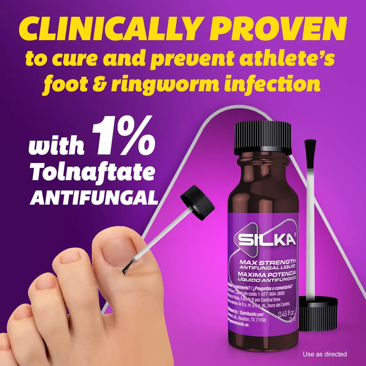 Silka Emergency Foot Care Kit, 3 Count | Fast Relief for Athlete's Foot & Ringworm - view 4