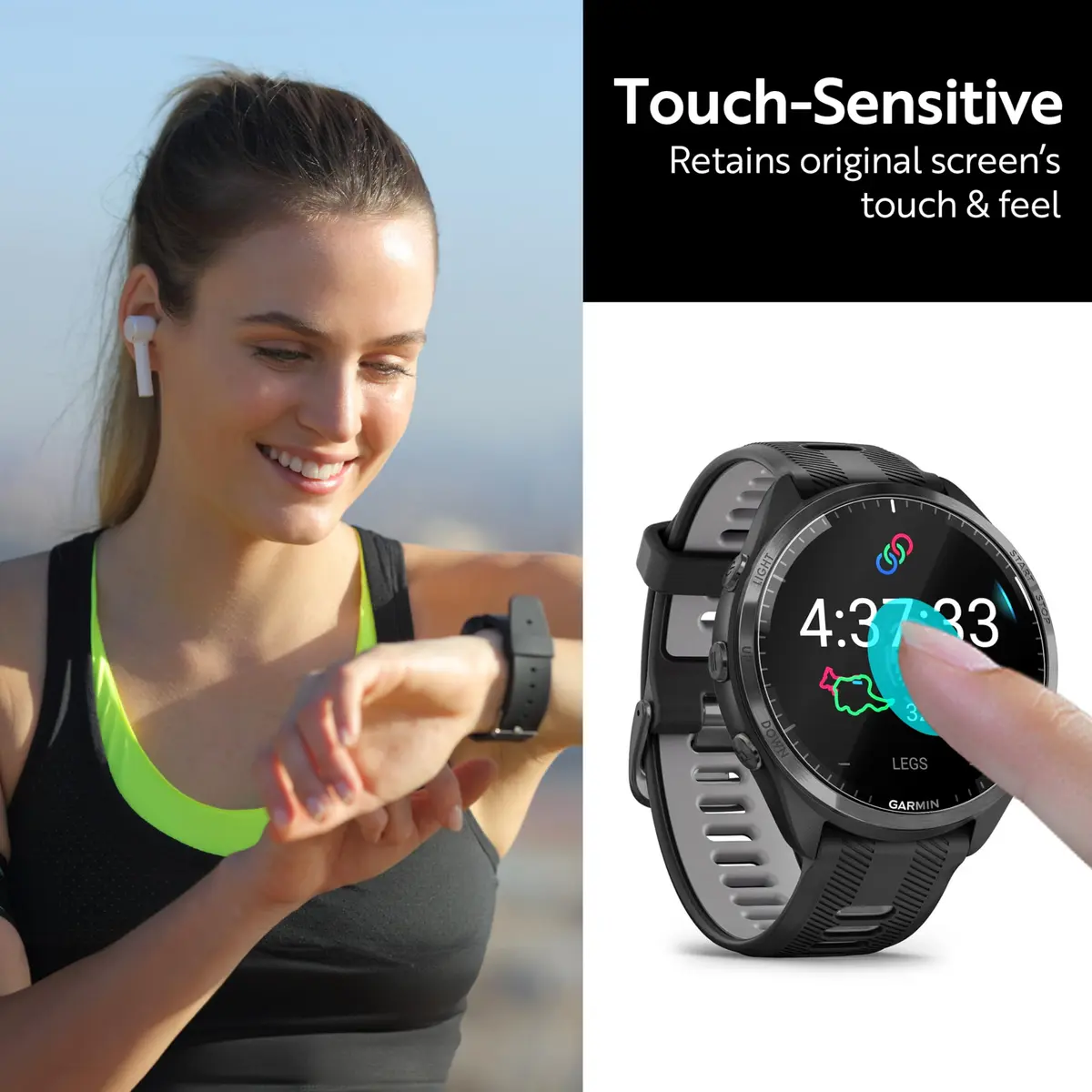 ArmorSuit 6 Pack Garmin Forerunner 965 (47mm) Screen Protector MilitaryShield HD Clear TPU Film - view 2