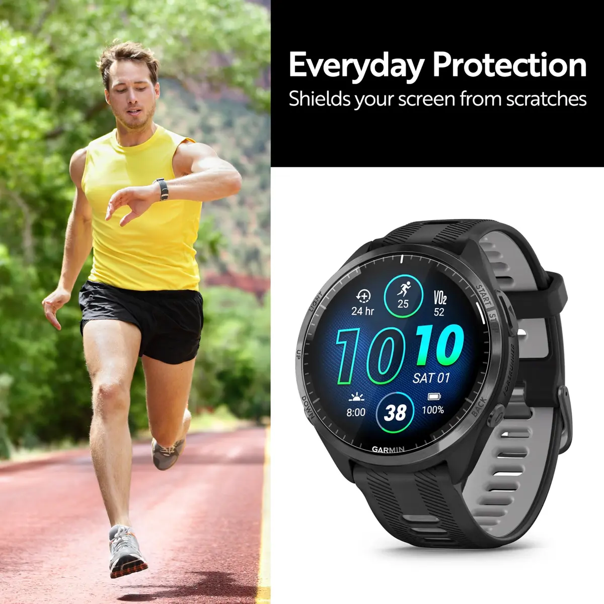 ArmorSuit 6 Pack Garmin Forerunner 965 (47mm) Screen Protector MilitaryShield HD Clear TPU Film - view 3