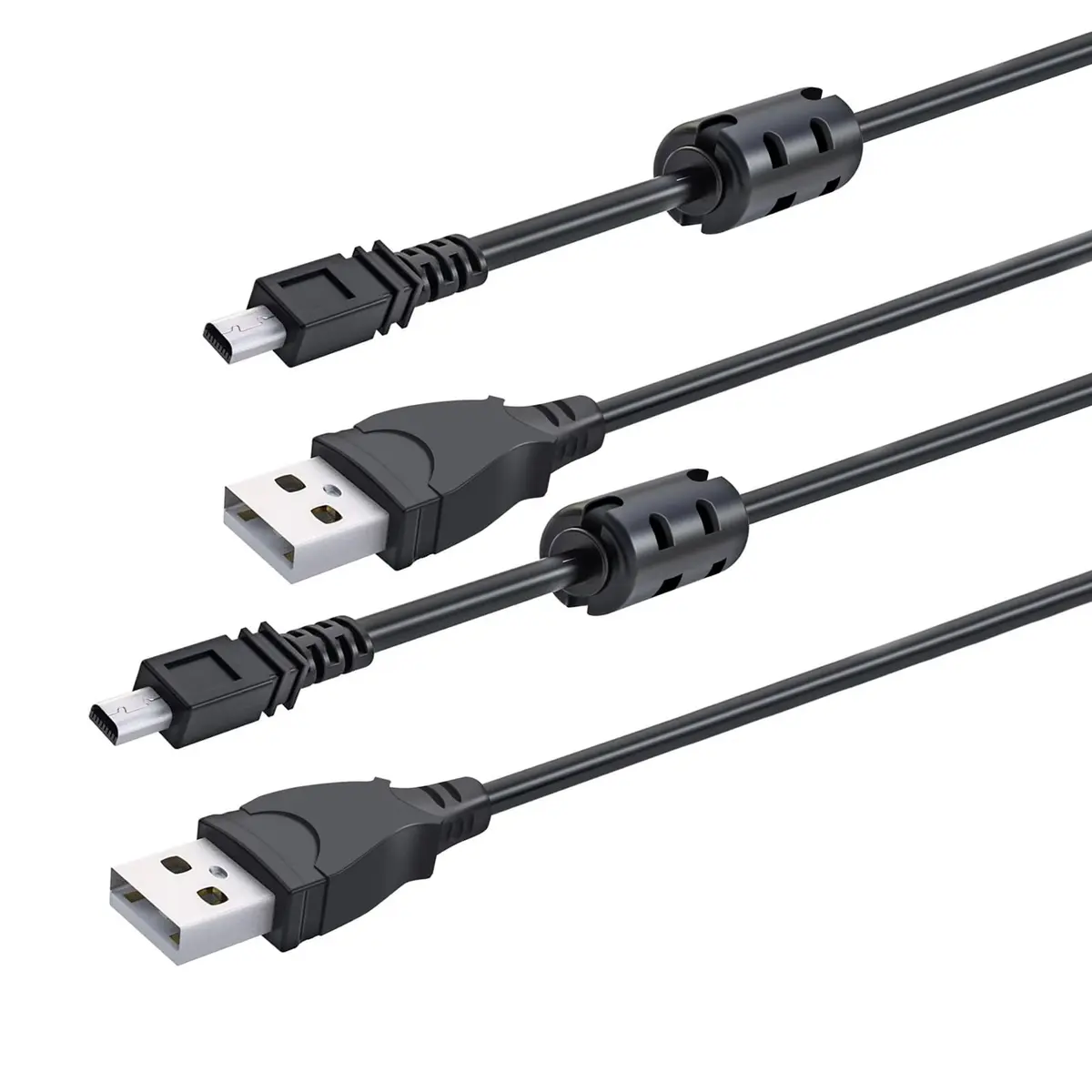 YCWZZH 2 Pack USB Camera Data Cord for Fujifilm & More | Fast Data Transfer & Charging - main product image