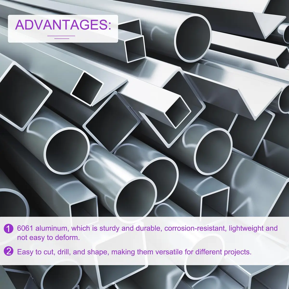 DMiotech 6061 Aluminum Round Tube 38mm OD x 35mm ID x 300mm Length | Industry Metal Tubing for Machinery Frame Construction DIY Projects - view 4