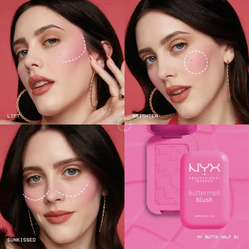 NYX PROFESSIONAL MAKEUP Buttermelt Powder Blush, U Know Butta Shade | 5g (0.17 oz) - view 5