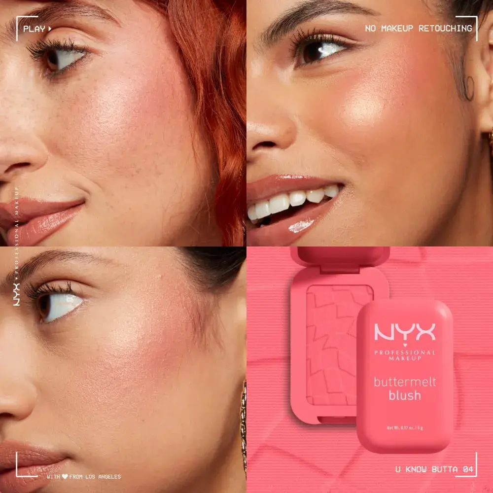 NYX PROFESSIONAL MAKEUP Buttermelt Powder Blush, U Know Butta Shade | 5g (0.17 oz) - view 6