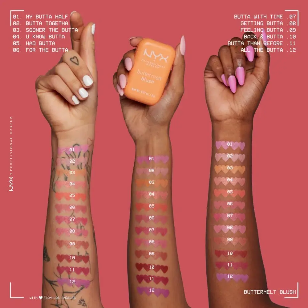 NYX PROFESSIONAL MAKEUP Buttermelt Powder Blush, U Know Butta Shade | 5g (0.17 oz) - view 7