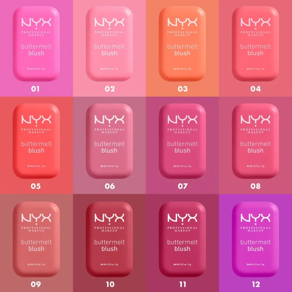 NYX PROFESSIONAL MAKEUP Buttermelt Powder Blush 0.17 oz (5g) | Vegan Formula with Mango, Almond & Shea Butters - view 4