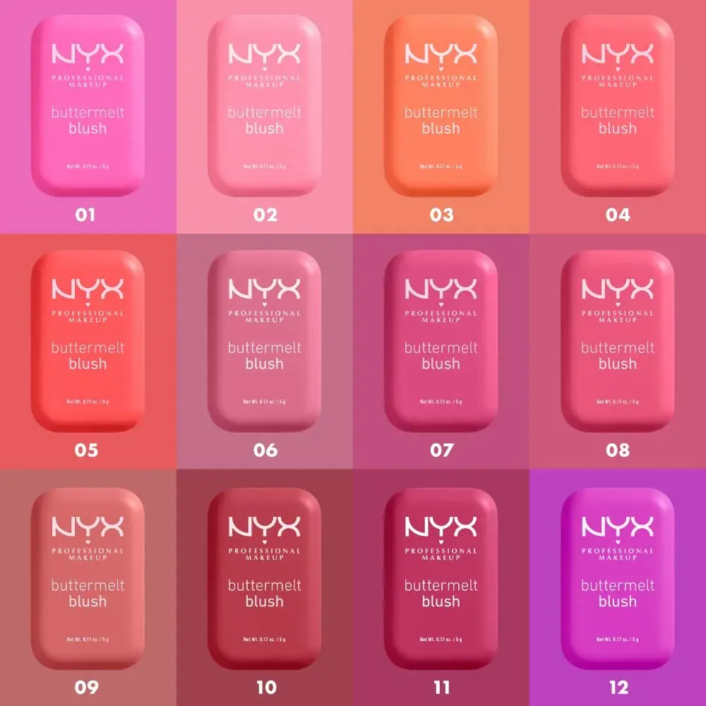 NYX PROFESSIONAL MAKEUP Buttermelt Powder Blush, Back and Butta Shade, 5g (0.17 Oz) | Vegan Formula with Mango Butter - view 4