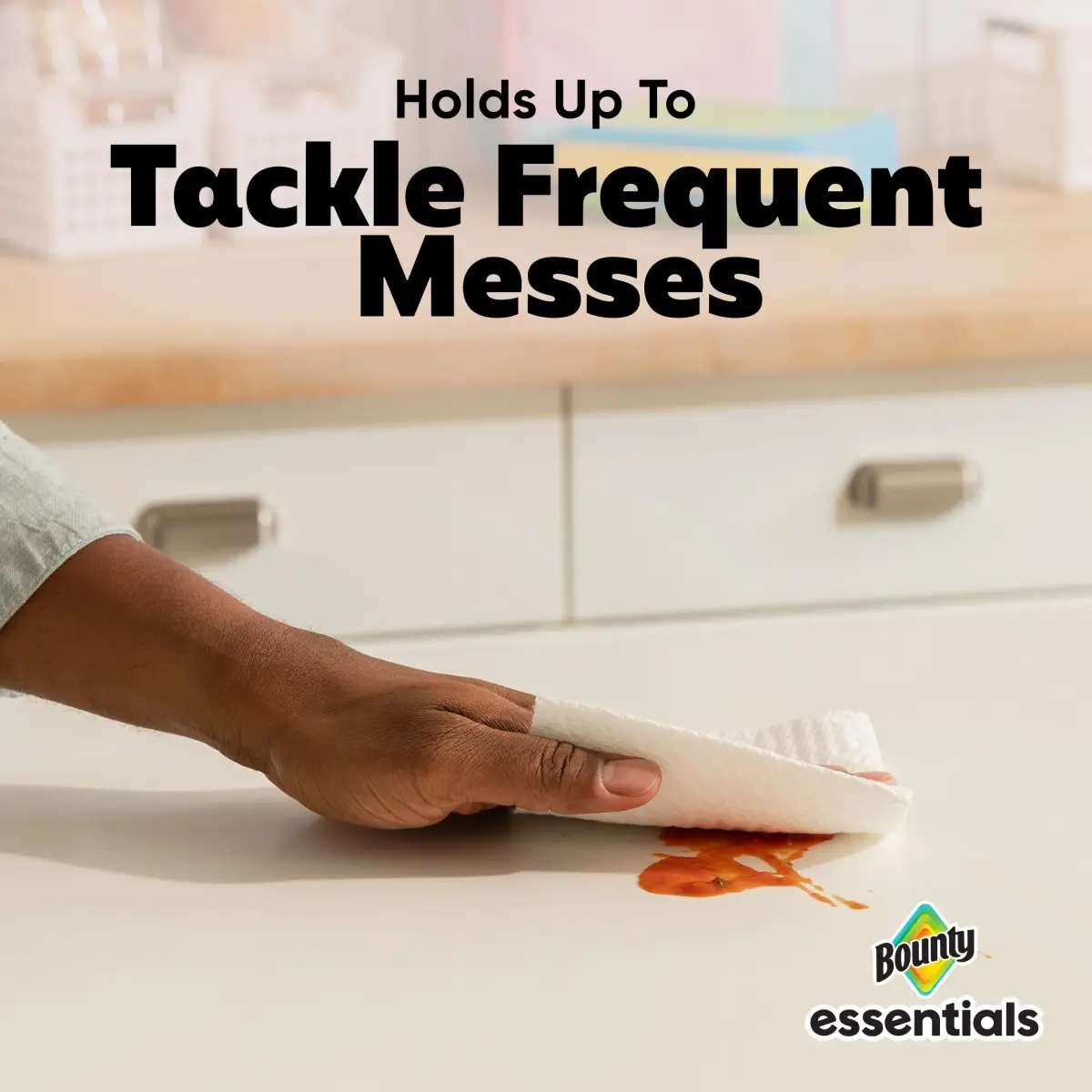 Bounty Essentials Select-A-Size Paper Towels, 6 Double Rolls | Strong & Soft for Everyday Messes - view 4