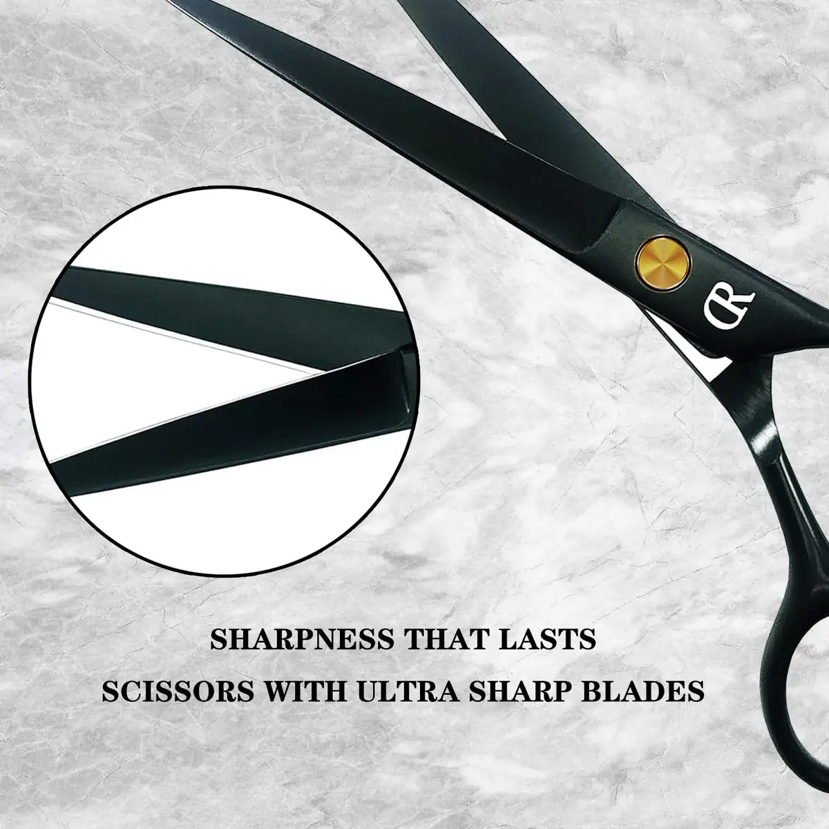 JAVENPROLIU Professional Hair Cutting Shears 6 Inch (15.24 cm) | Barber Scissors for Men, Women, Kids - view 4