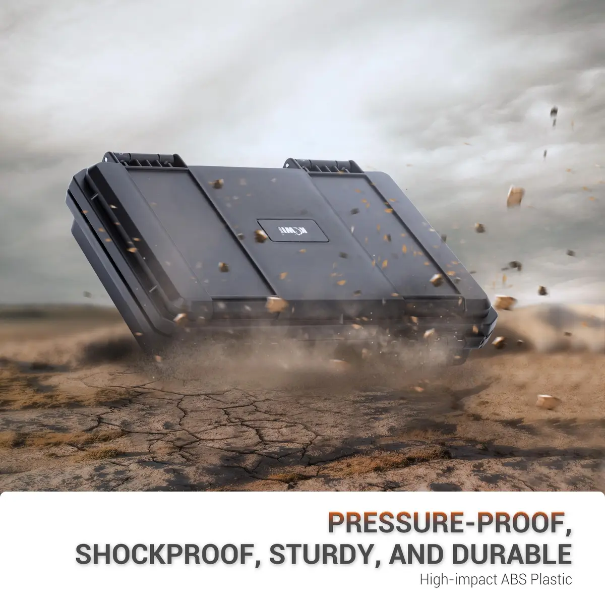 Kiorafoto M.2 NVMe SSD Card Case for 24 Drives | Water-Resistant, Shockproof Organizer - view 7