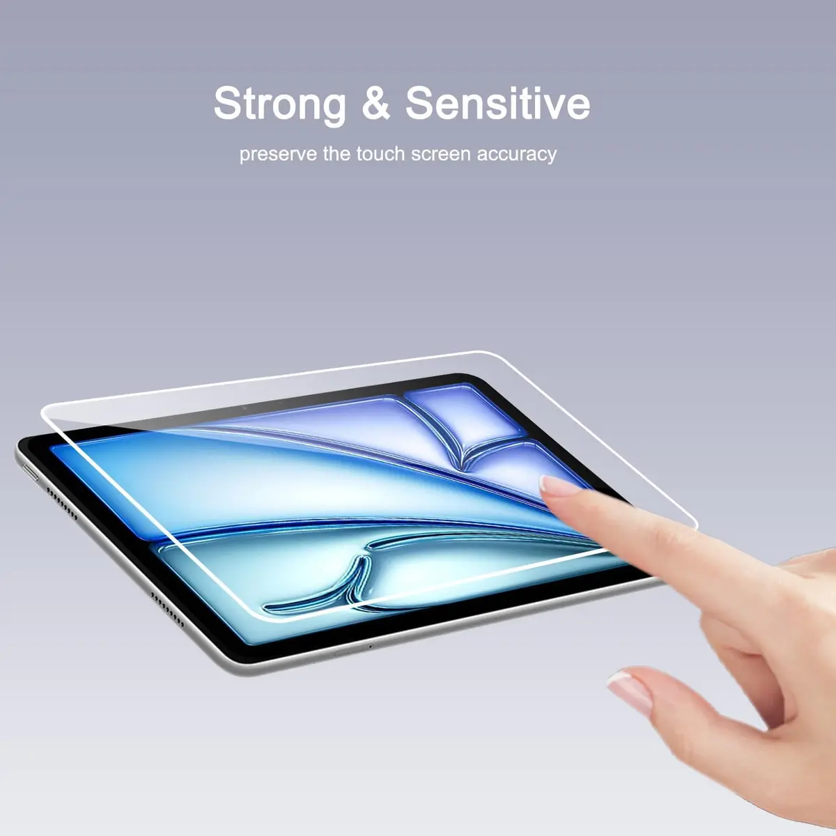 Ailun Screen Protector for iPad Pro 11 Inch/iPad Air 11 Inch, 2024-2026 | Tempered Glass with High Clarity & Scratch Resistance - view 4