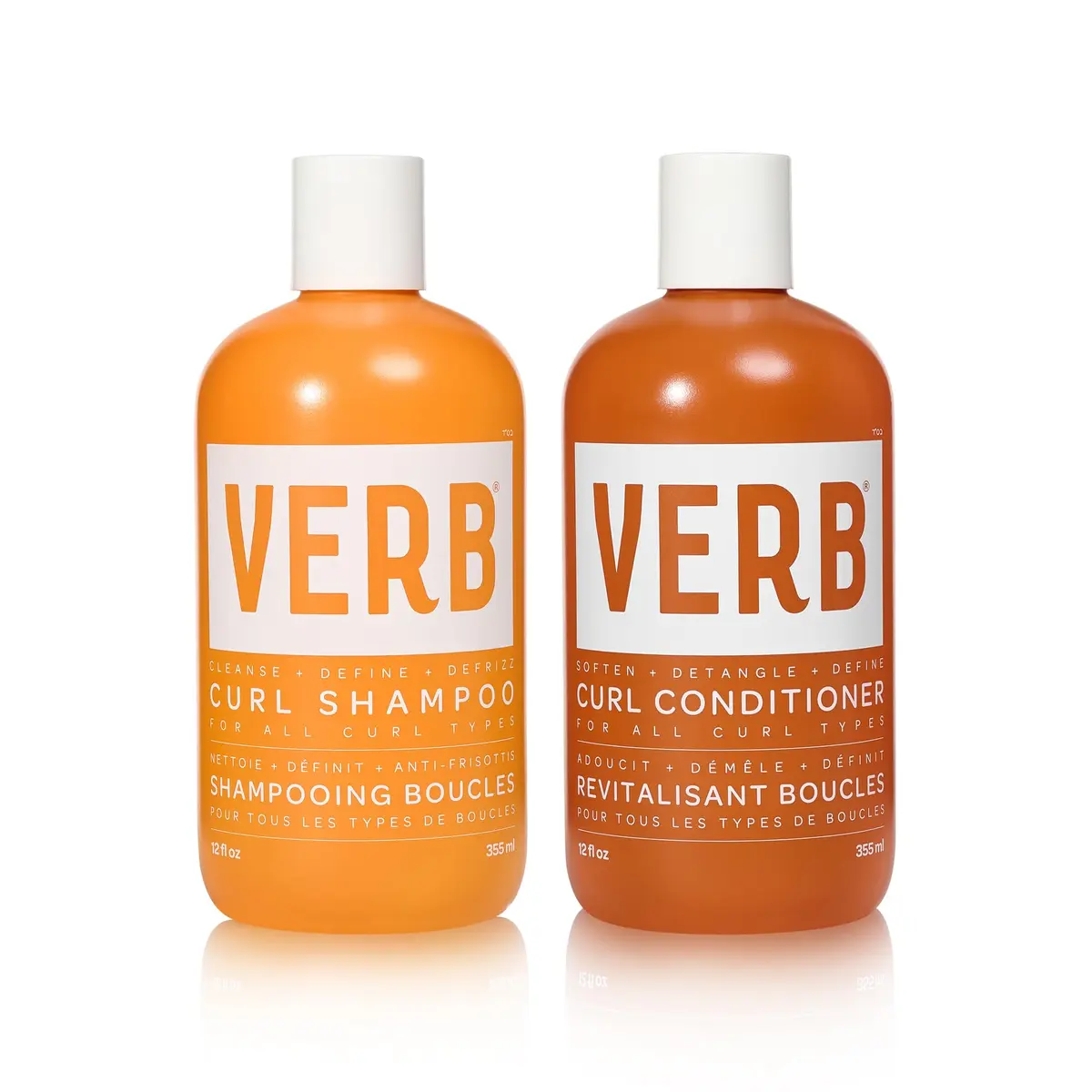 VERB Curl Shampoo & Conditioner Duo, 12 fl oz | For Curls, Coils + Waves - main product image