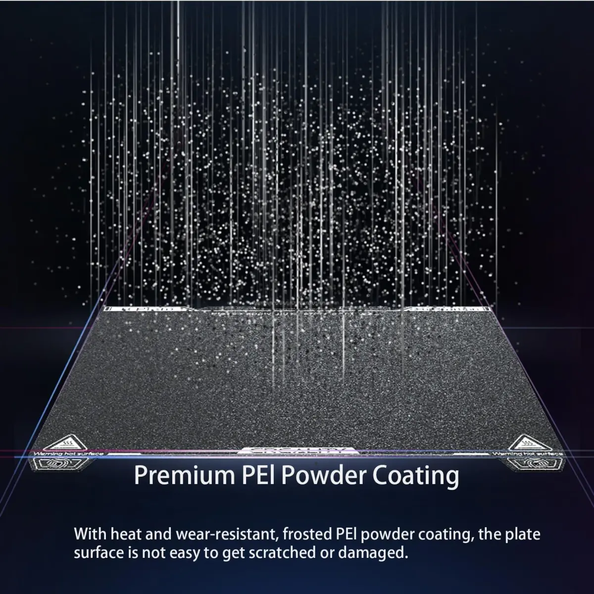 Comgrow K1C PEI Spring Steel Build Plate 235x235mm | Textured Surface for Creality K1/K1 SE - view 5