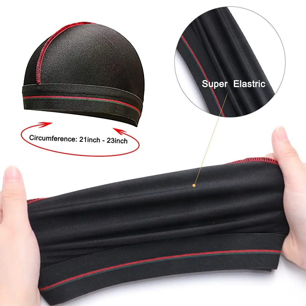 ForceWave Silky Durags and Wave Cap Set (5-Pack, Black Blue Pink Purple) | Moisture-Retaining Satin for 360 Waves - view 6