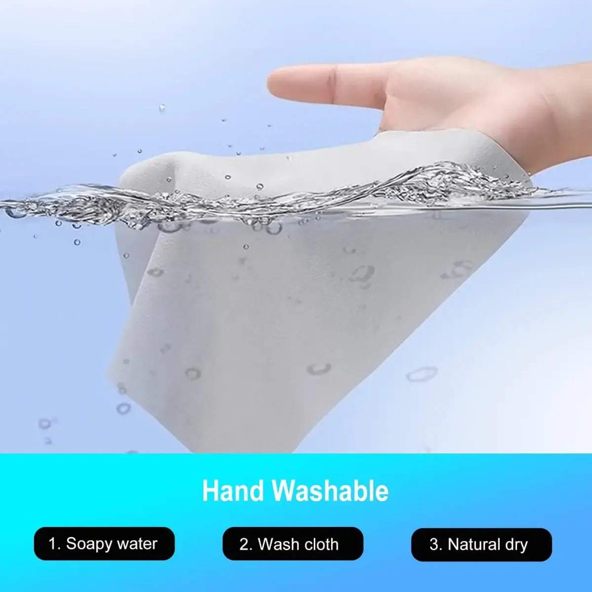 MUBUY-GOL Microfiber Liner Cleaning Cloth 3 Pack 290mm x 195mm | Cleans Screens & Laptops - view 6