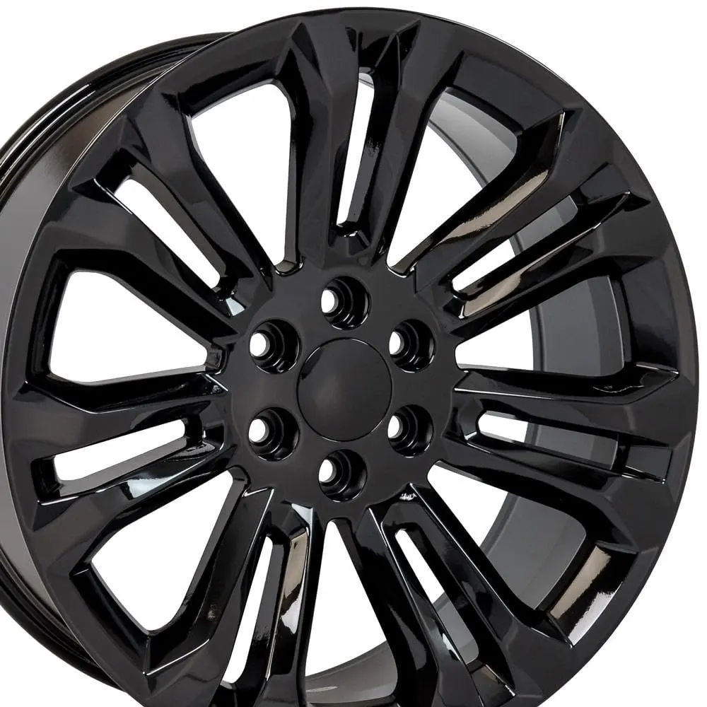 OE Wheels CV43B 22x9 Set(4) Gloss Black | 6x139.7 Bolt Pattern, 24ET Offset, Aluminum - main product image