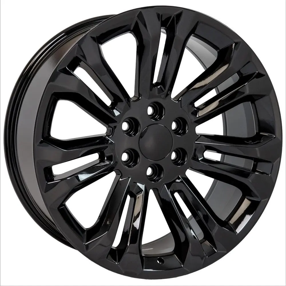 OE Wheels CV43B 22x9 Set(4) Gloss Black | 6x139.7 Bolt Pattern, 24ET Offset, Aluminum - view 3