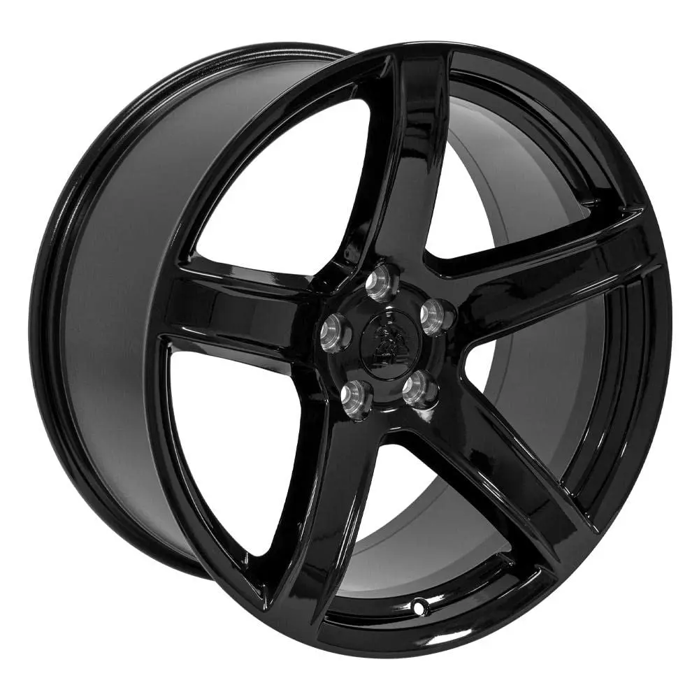 OE Wheels DG22 20x9.5 Gloss Black Wheels | 5x115 Bolt Pattern, 18ET Offset, 2640 Replica - view 4