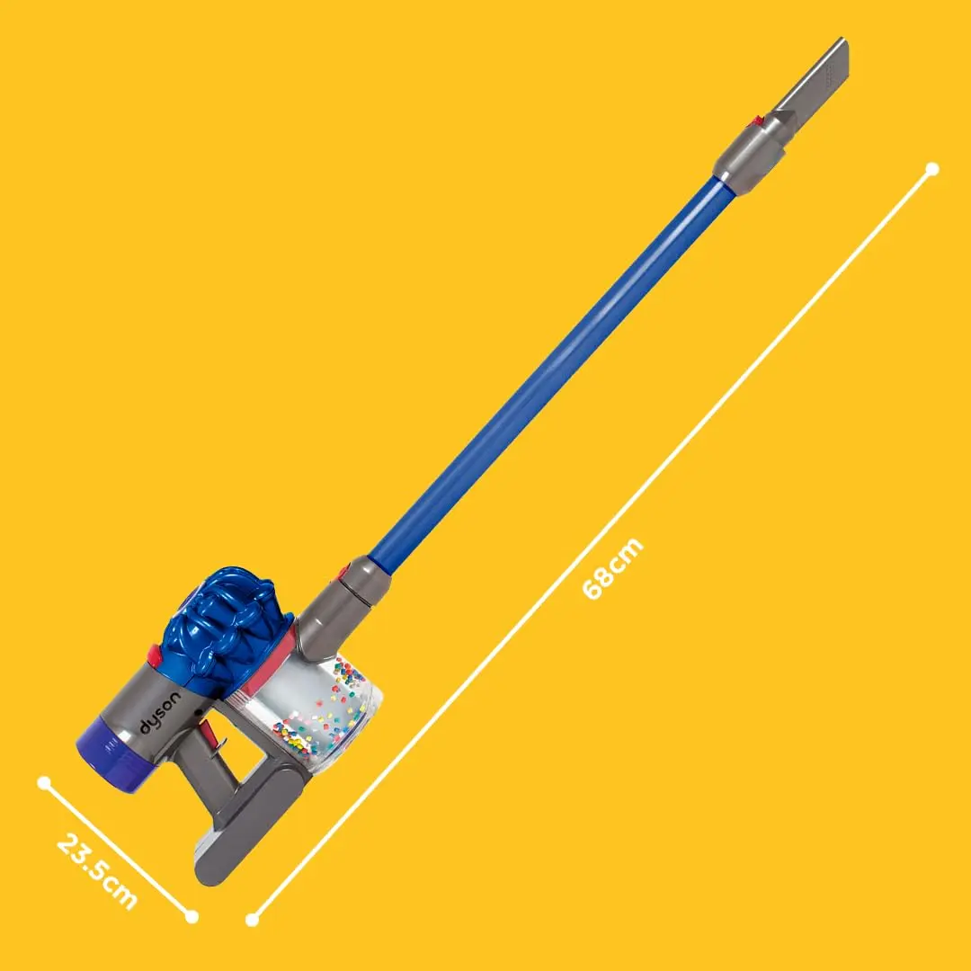 Casdon Dyson Cordless Vacuum Blue | Interactive & Licensed Toy for Kids 3+ | Realistic Role-Play Fun - view 6
