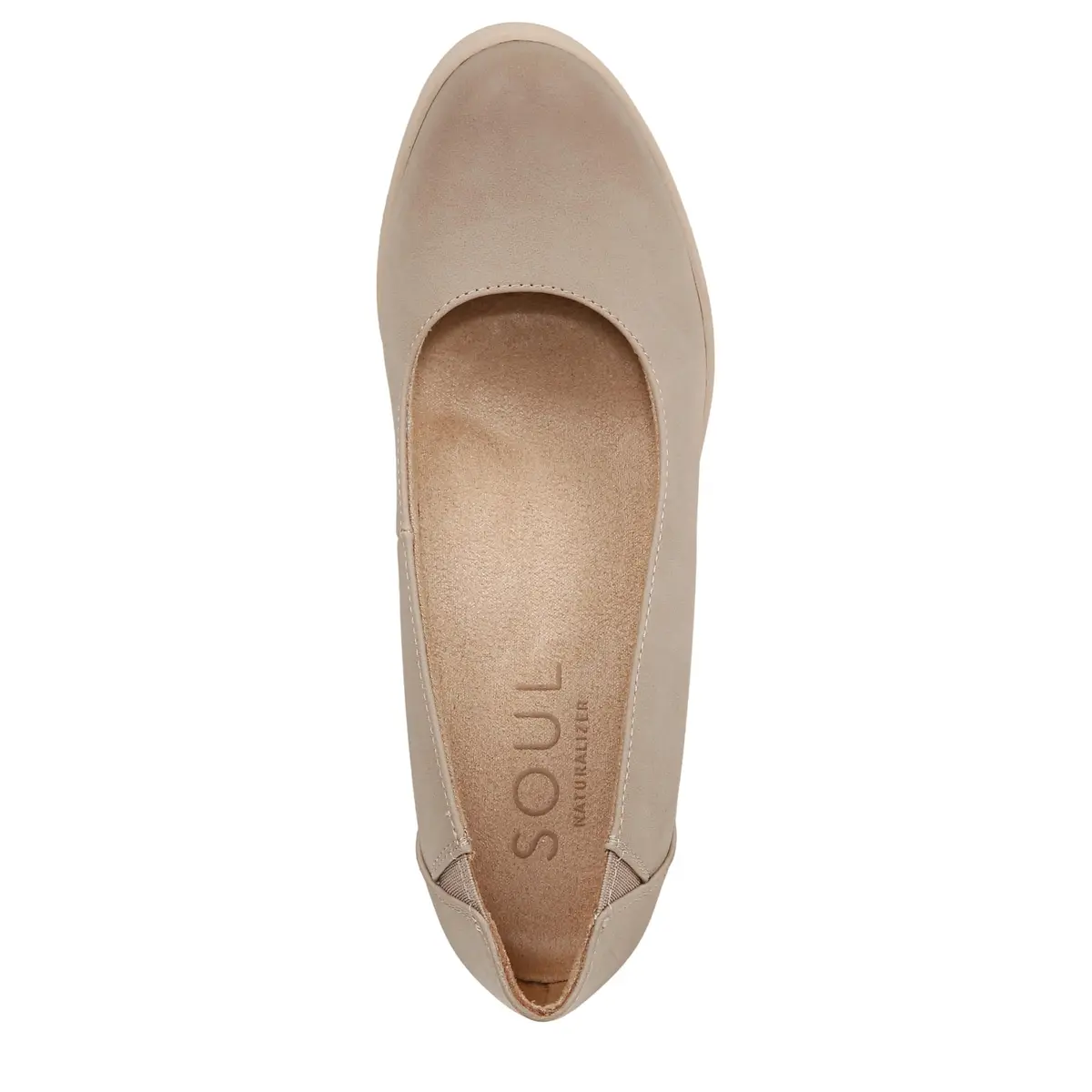 Naturalizer Soul Women's About Time Wedge Casual Shoe Warm Taupe Tan 6 Wide | ContourFIT Arch Support - view 7