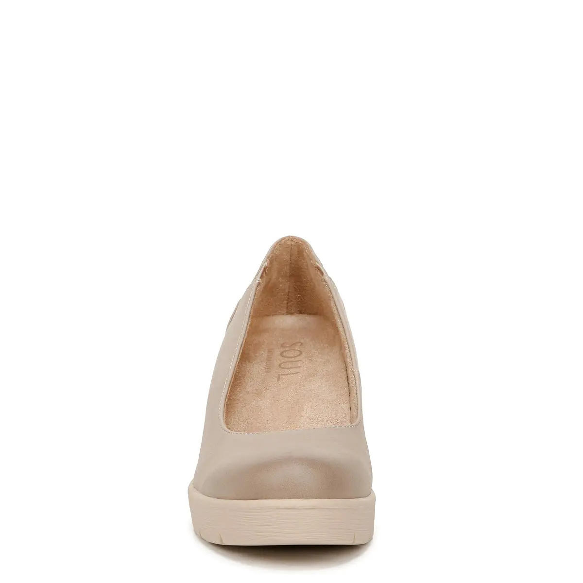 Naturalizer Soul Women's About Time Wedge Casual Shoe Warm Taupe Tan 6 Wide | ContourFIT Arch Support - view 2