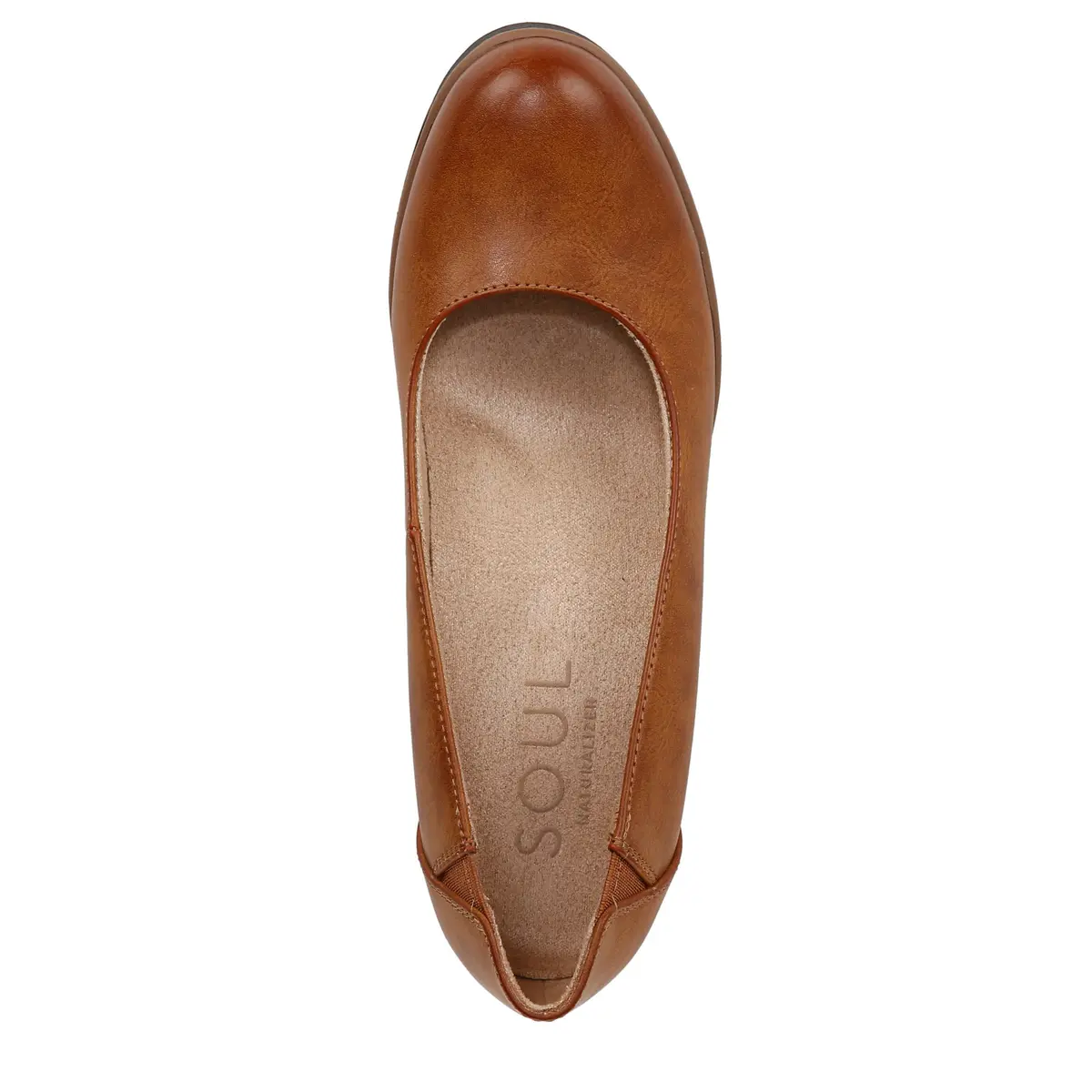 Naturalizer Soul Women's About Time Wedge Casual Shoe Gingerbread Brown 7 Wide | ContourFIT Arch Support - view 5