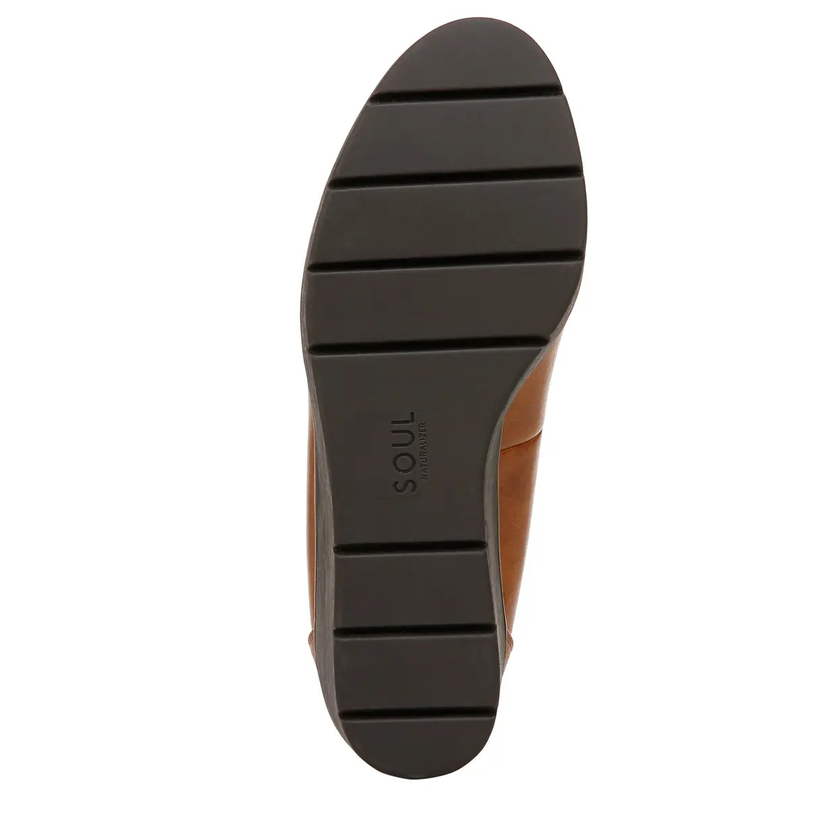 Naturalizer Soul Women's About Time Wedge Casual Shoe Gingerbread Brown 7 Wide | ContourFIT Arch Support - view 4