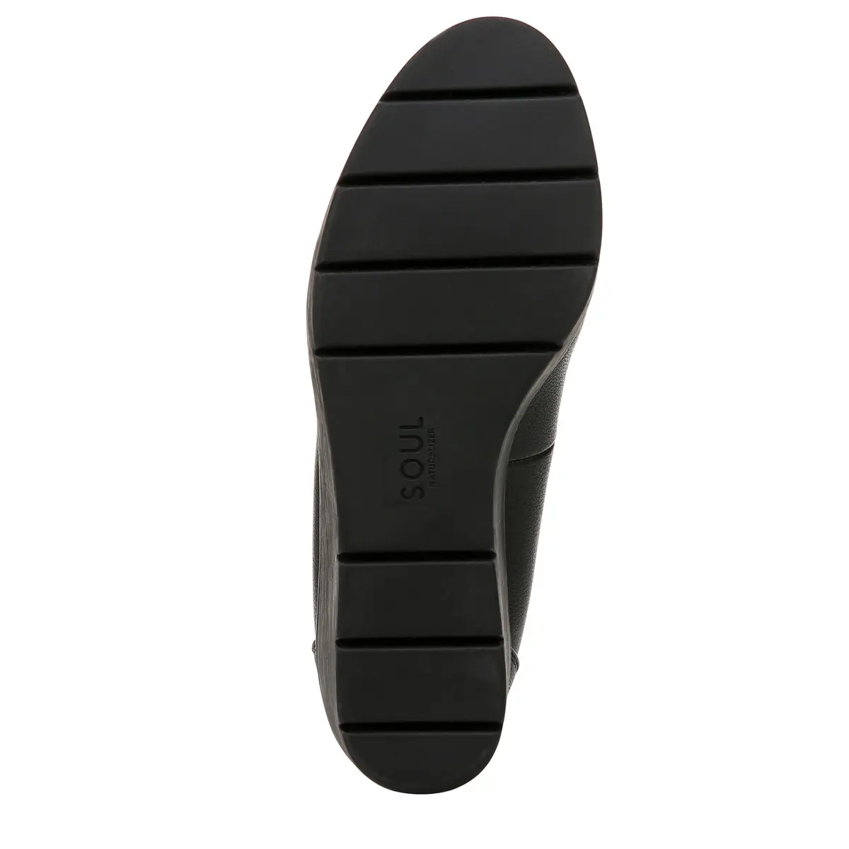Naturalizer Soul Women's About Time Wedge Casual Shoe Black Tumbled 2.63 inch Heel (6 M US / 38 EU) - view 4