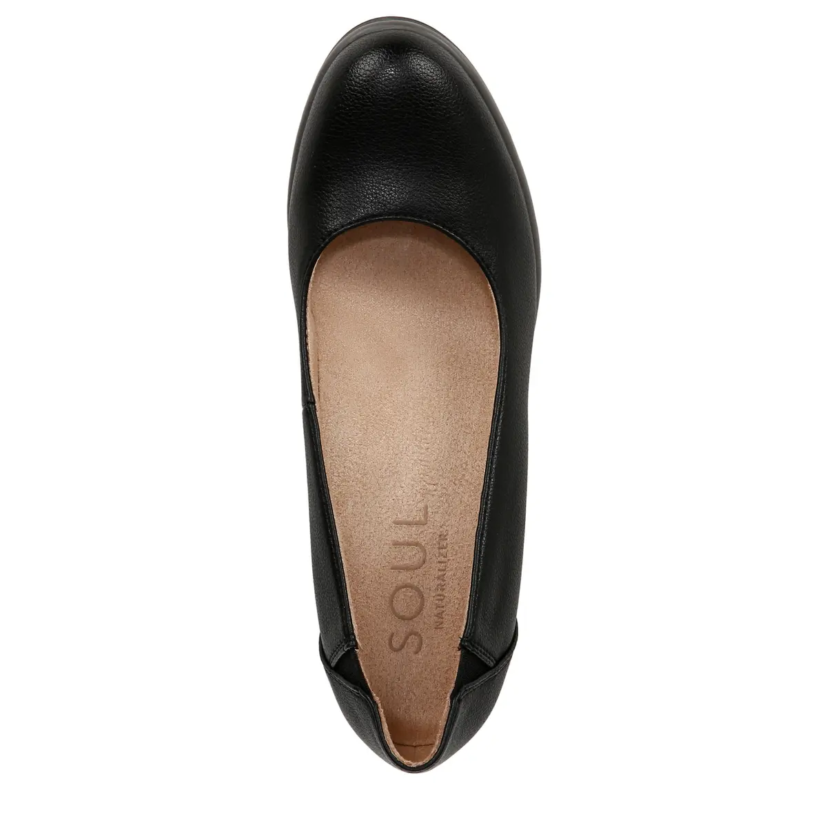 Naturalizer Soul Women's About Time Wedge Casual Shoe Black Tumbled 2.63 inch Heel (6 M US / 38 EU) - view 5