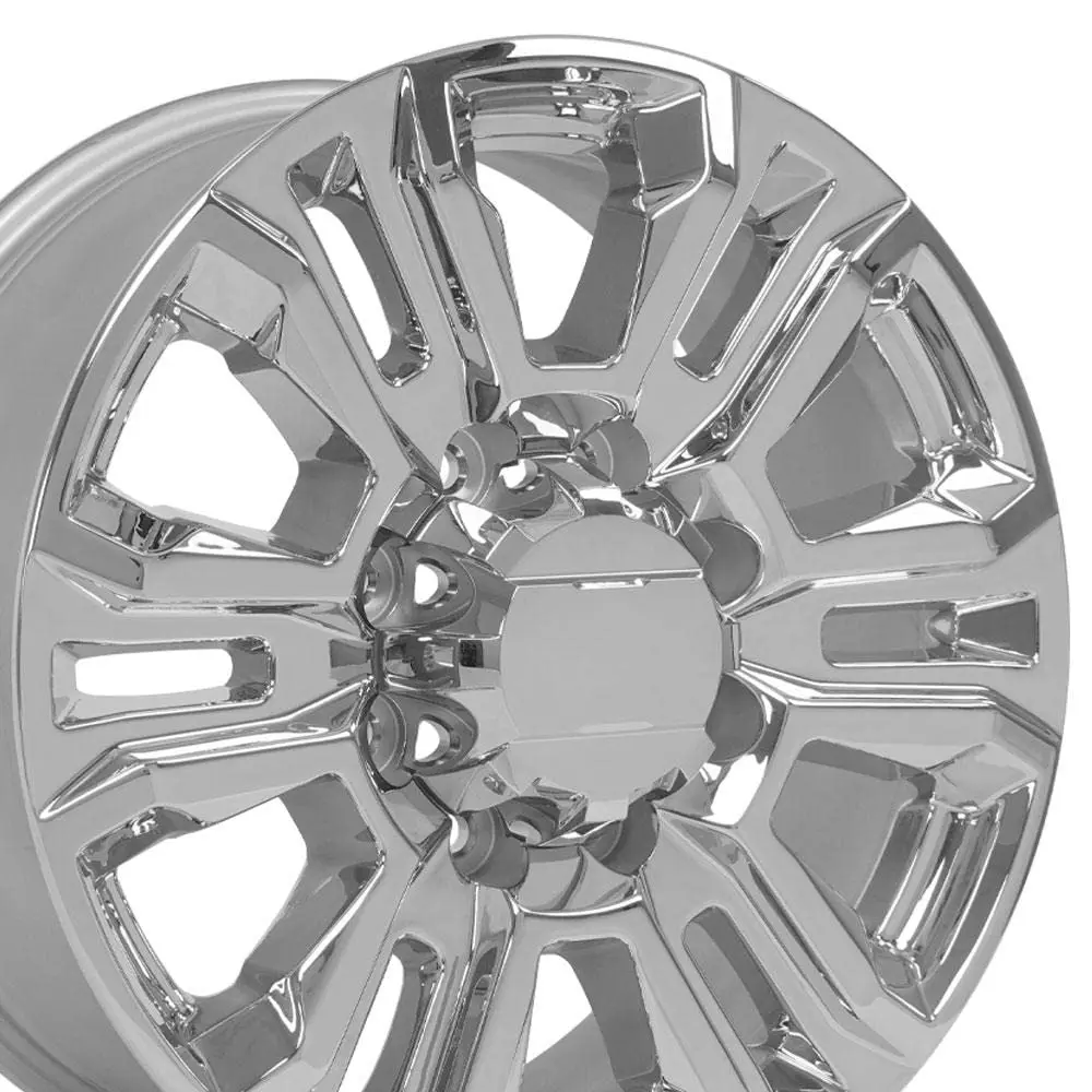 OE Wheels CV70B 20x8.5 Chrome Rims | 8x180 Bolt Pattern, 47ET Offset, 20-inch Alloy Wheels - main product image
