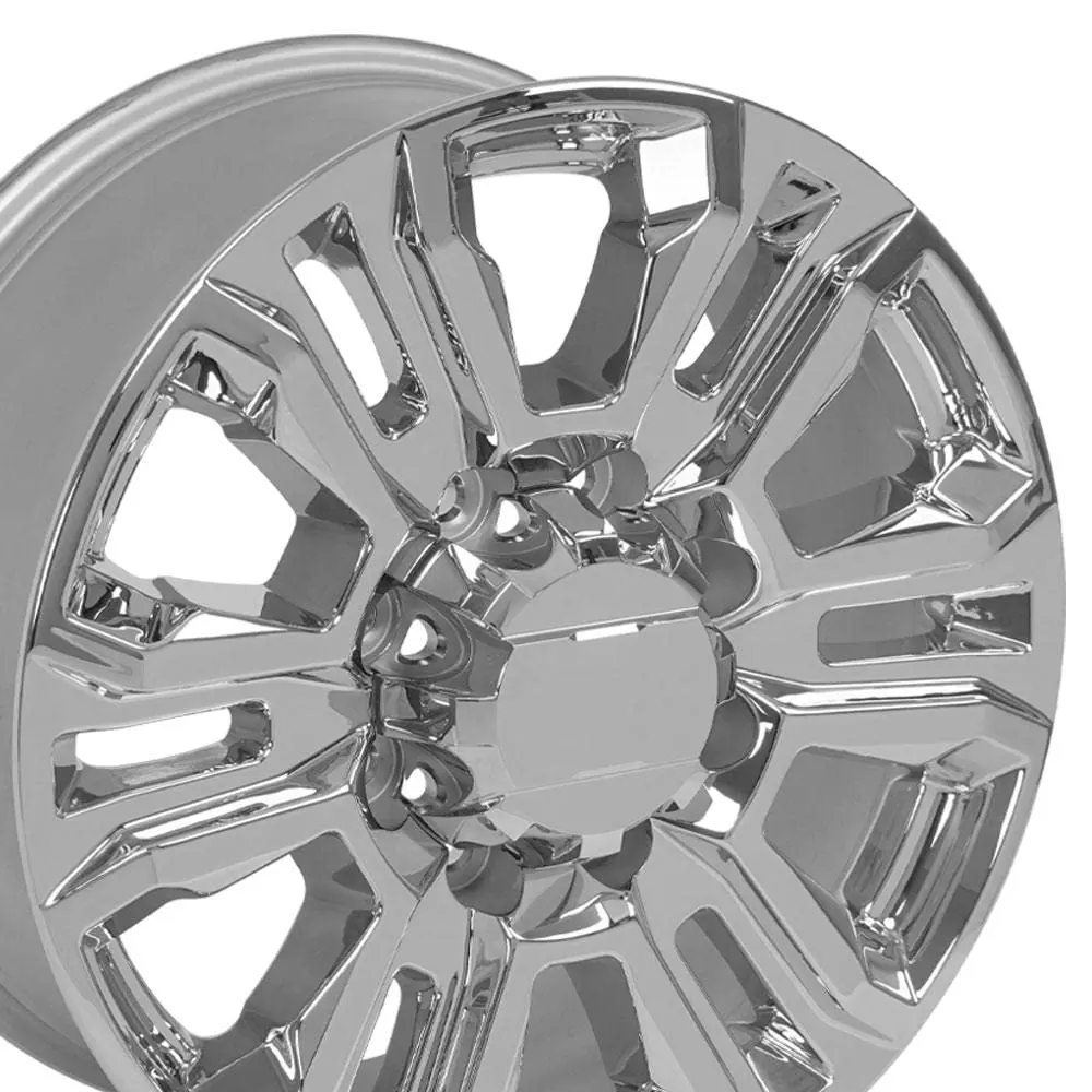 OE Wheels CV70B 20x8.5 Chrome Rims | 8x180 Bolt Pattern, 47ET Offset, 20-inch Alloy Wheels - view 5