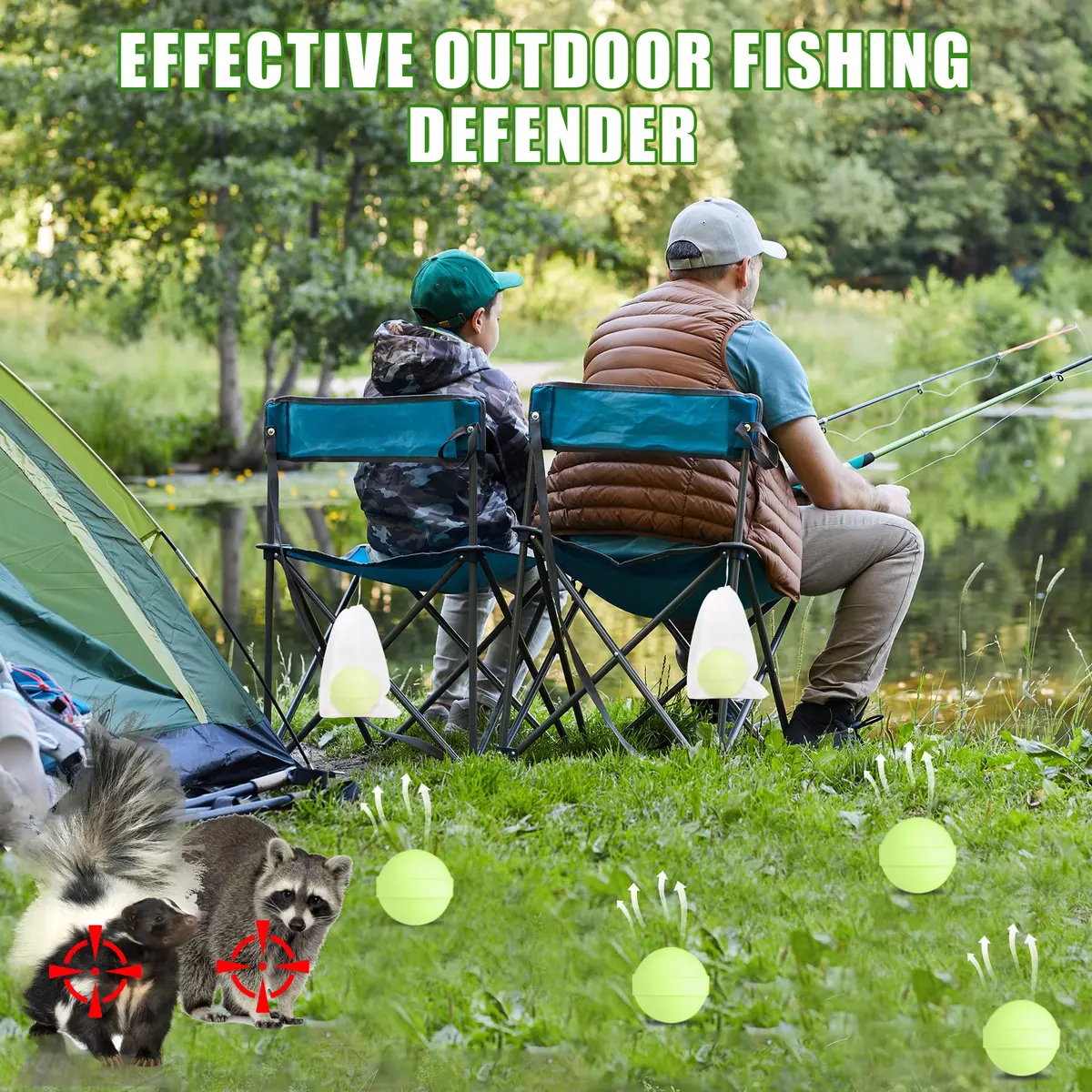 Enbabbor 24 Pc Snake Repellent Balls | Natural Yard & Indoor Snake Deterrent - view 6