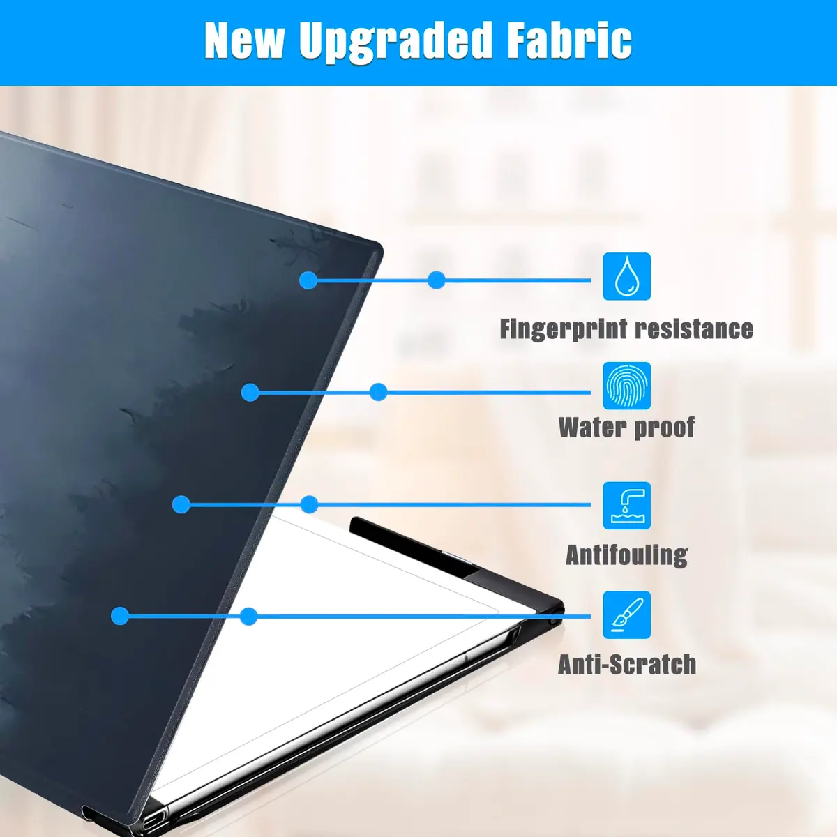 QIOFEARTH Case for Remarkable 2 Paper Tablet 10.3" | Slim Protective Cover with Pen Holder - view 4