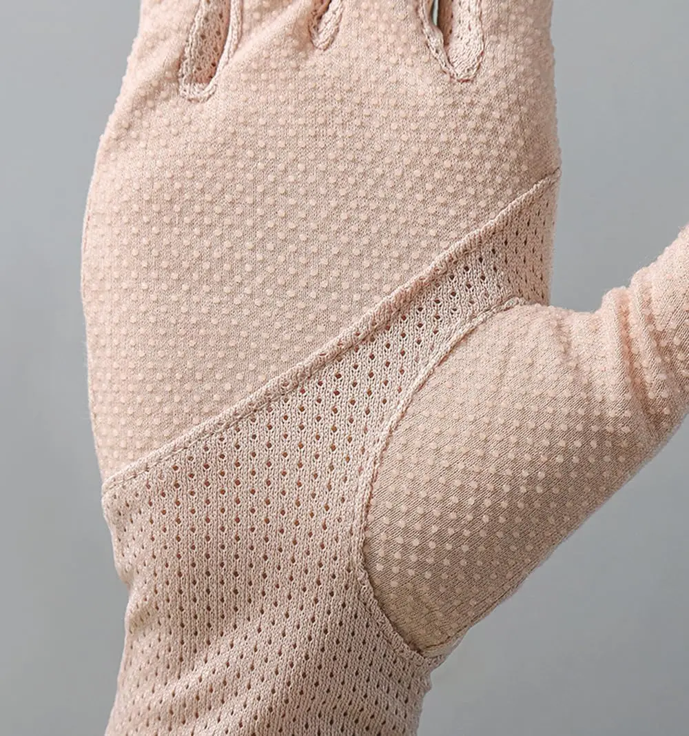 Eohak Women Driving Gloves Sun UV Protection Glove Touchscreen Half-Finger Gloves | Breathable, Anti-Slip, Summer Fit - view 9