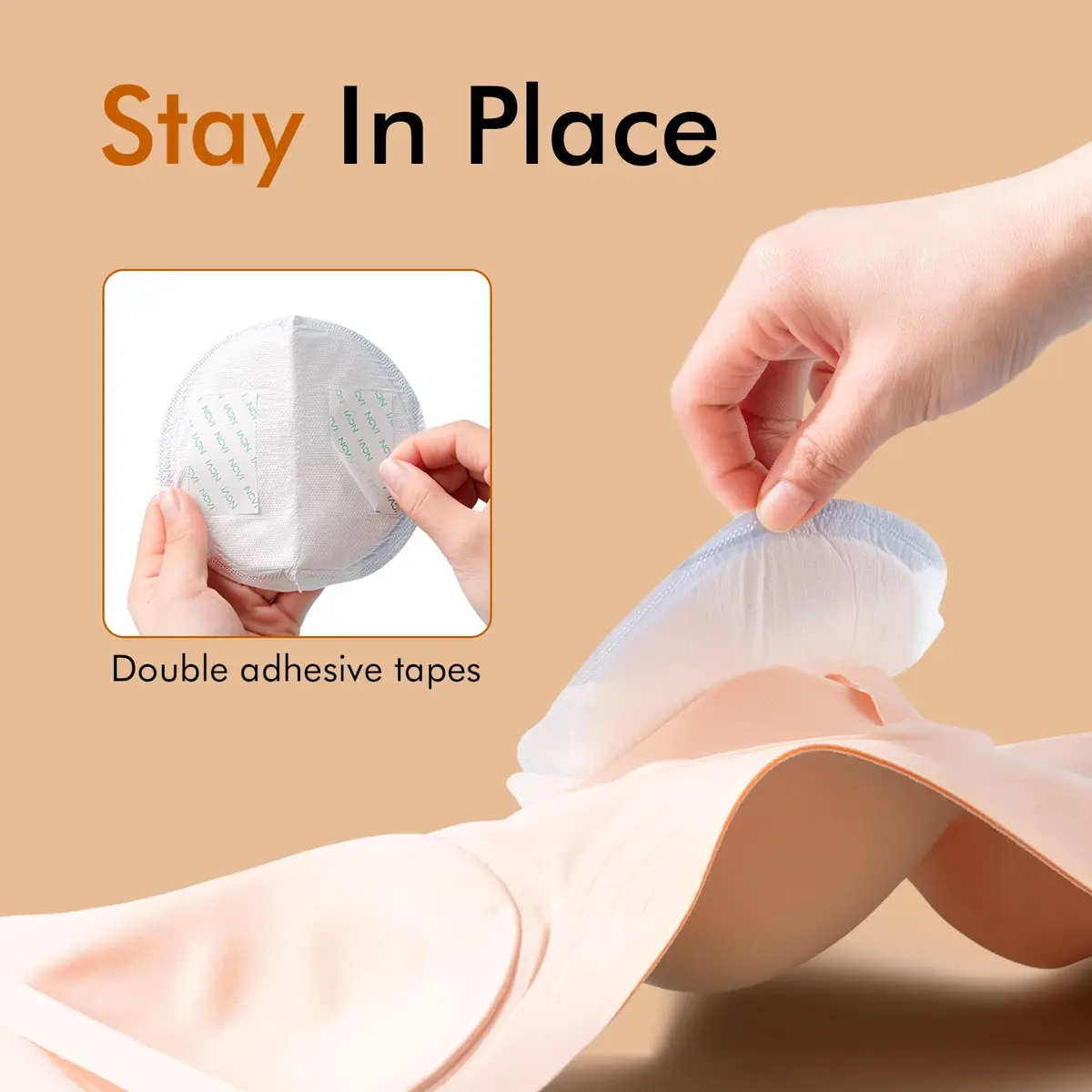 NCVI Super Absorbent Nursing Pads 180 Count | Stay Dry & Leakproof for Moms - view 5