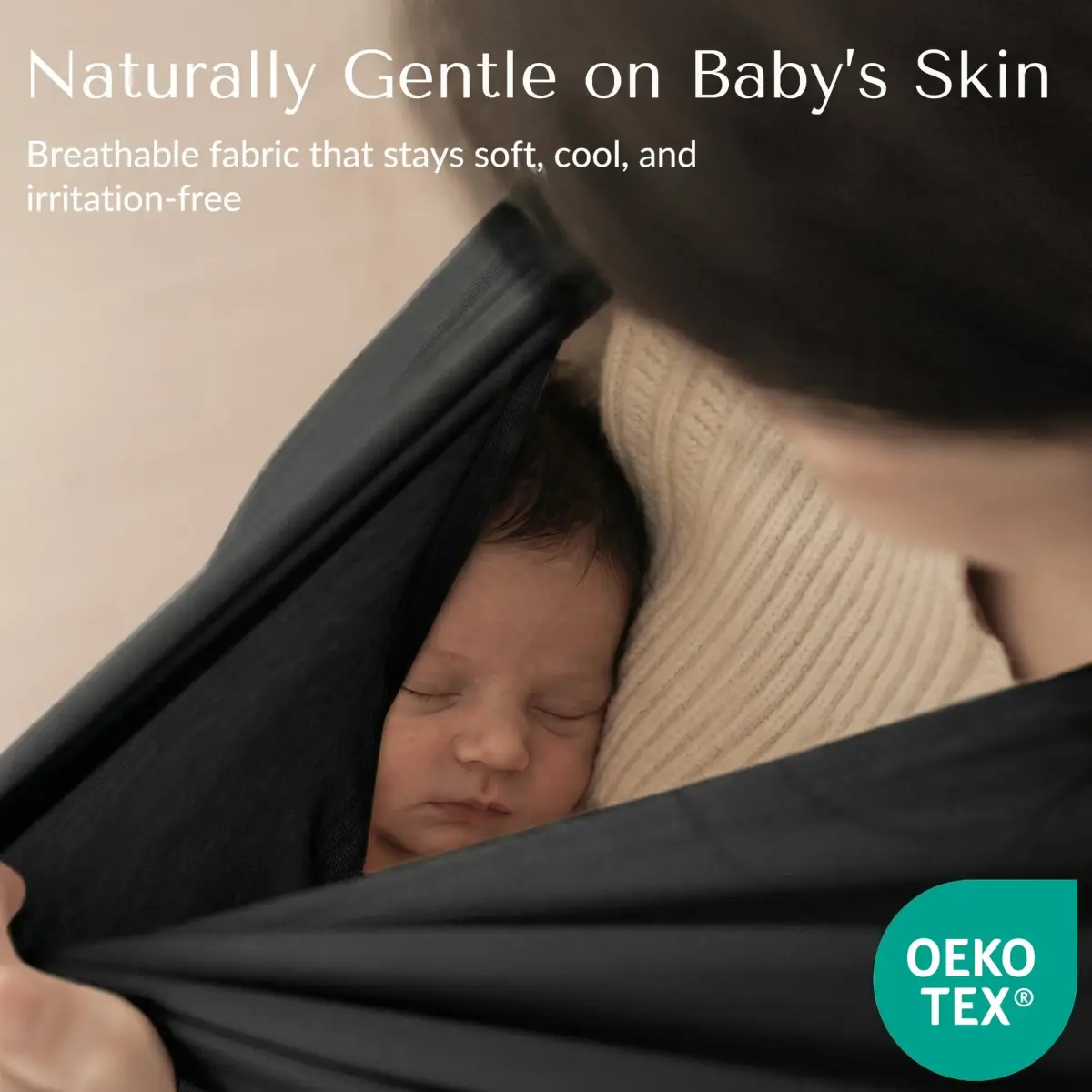 Konssy Rayon Made from Bamboo Nursing Cover for Breastfeeding | Soft, Breathable, Wearable Poncho with 360° Privacy - view 3